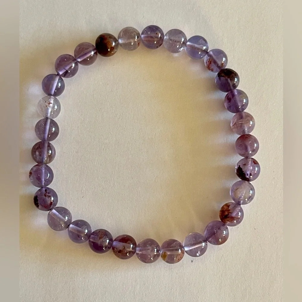 Amethyst Beaded Bracelet